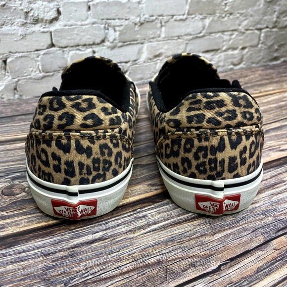 Vans Leopard Print Slip-On Sneakers - Picture 3 of 7